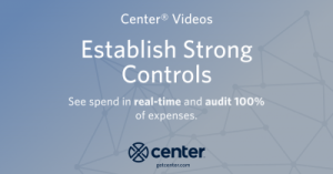 Establish Strong Controls with Center