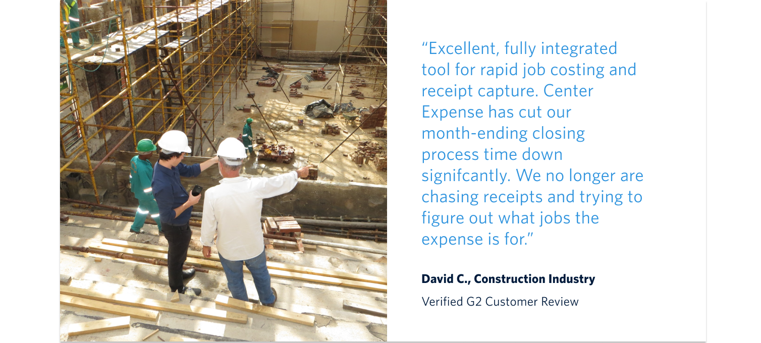 G2 positive Customer review about Center Construction.