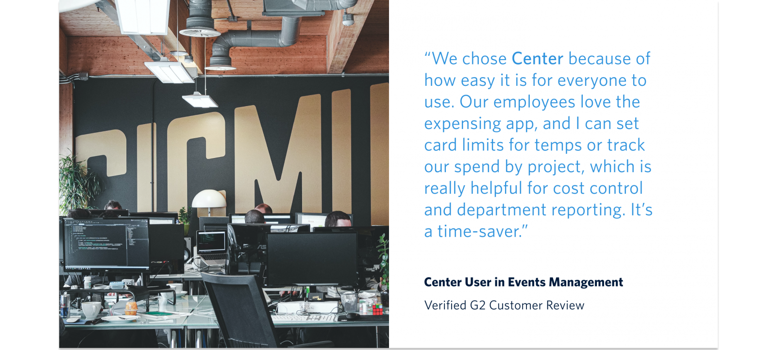 G2 Customer Review of Center for Professional Services